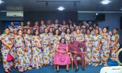 • The Women Ministry with the leader of the church Rev Dr Jonas Koranteng and thr Guest Speaker.