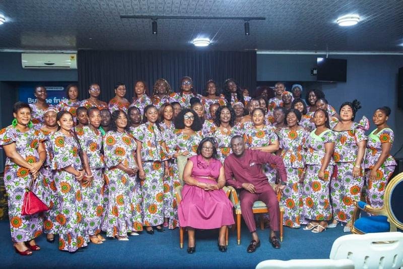 • The Women Ministry with the leader of the church Rev Dr Jonas Koranteng and thr Guest Speaker.