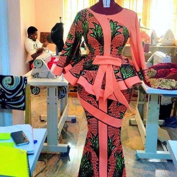 • Beautifully sewn african print dress