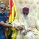 • Dromor Awah V (left) with the Chief Imam