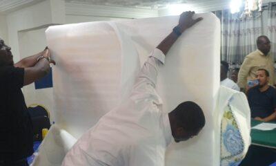 A display of substandard matress