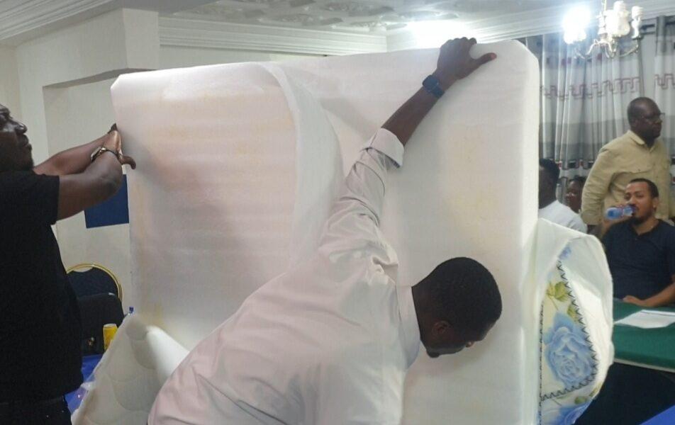 A display of substandard matress