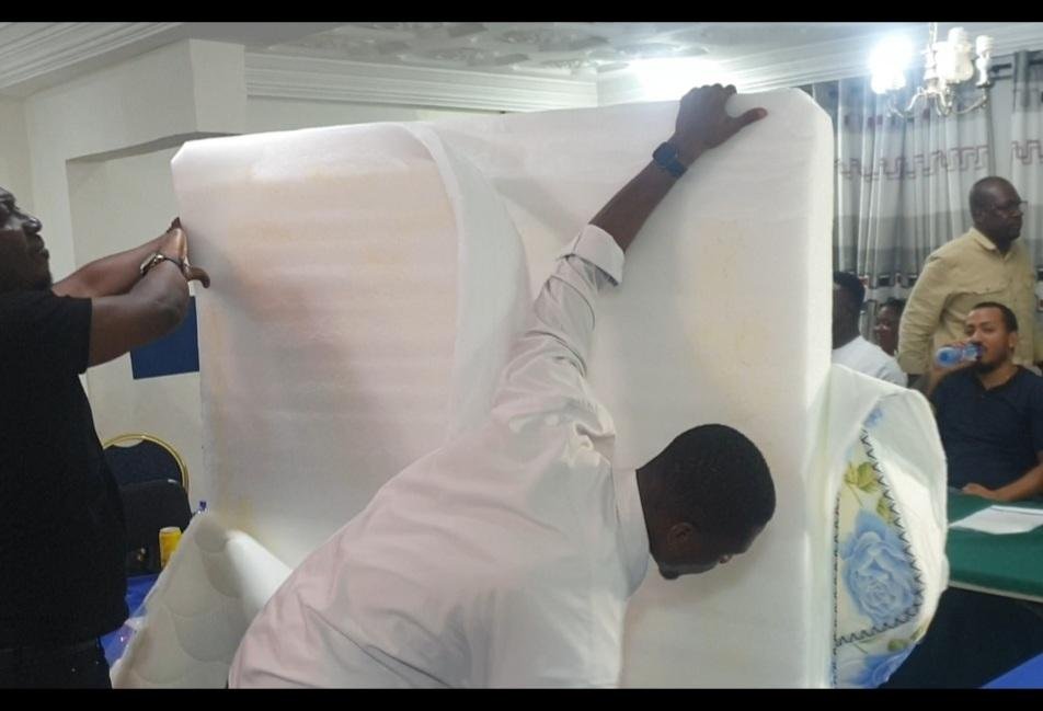 A display of substandard matress