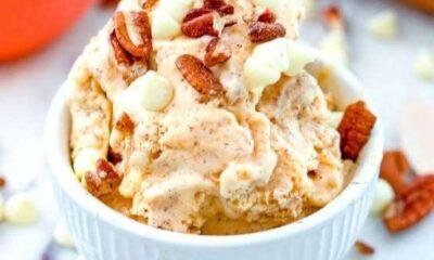 Delicious yam ice cream