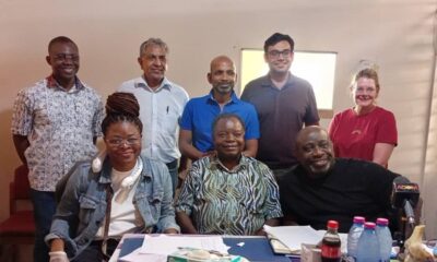 Dr. Ofori -Atta, seated-middle. Dr. Adedapo, seated- 1st from right and the other medical team