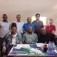 Dr. Ofori -Atta, seated-middle. Dr. Adedapo, seated- 1st from right and the other medical team