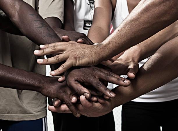 • People showing love and living in harmony