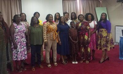 • Prof Gyamera (fourth from left) in a group picture with participants