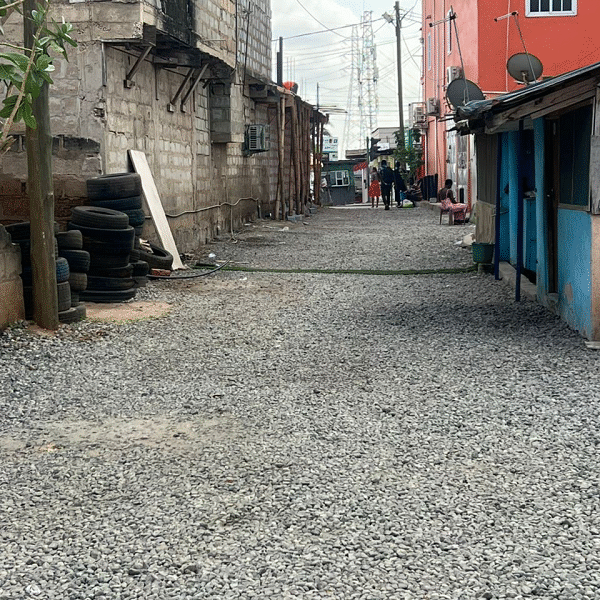 • An affected site in Darkuman