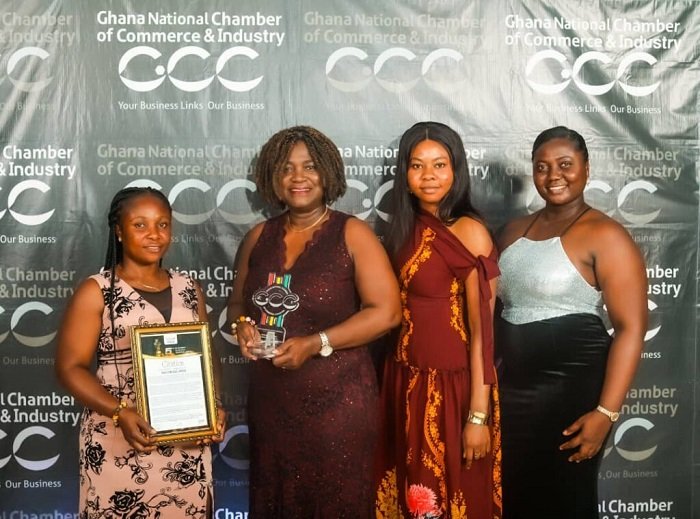 • The CEO (second from left) and her members