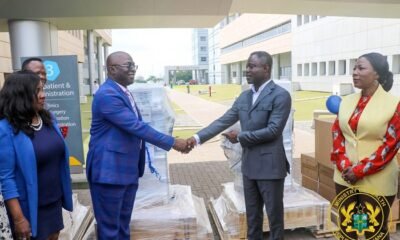 Health Minister donates Anaesthetic Machines to Korle-Bu and UGMC