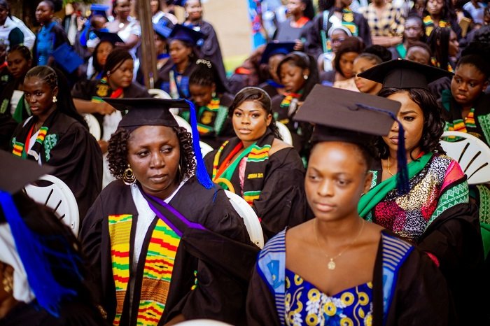 • A cross section of the graduands