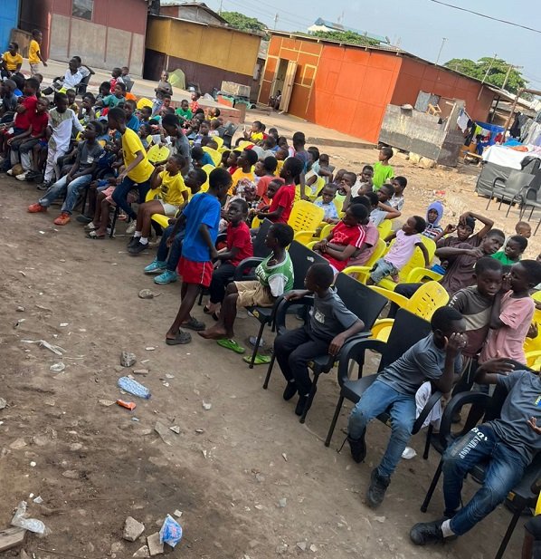 • A section of the children at the gathering