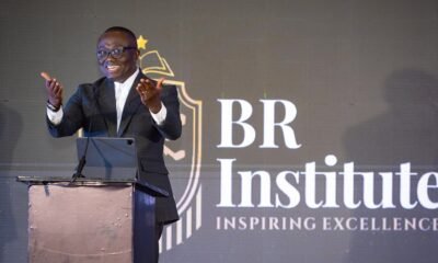 Bola Ray addressing the attendees at the ceremony.
