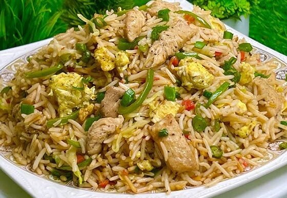 • Delicious chicken fried rice