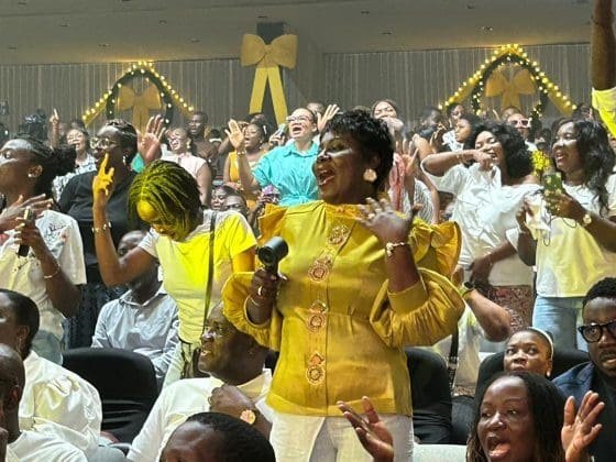 Some patrons in thier elements