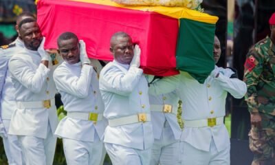 The last remains of the late Nana Konadu Agyemang Rawlings