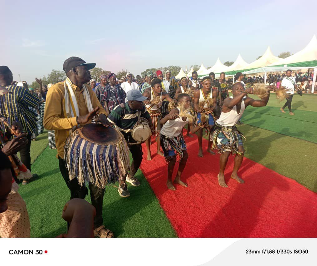 Celebrants seated at this year's N'daakoya Festival in Zuarungu