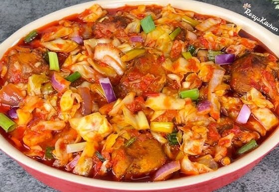 Delicious cababge stew