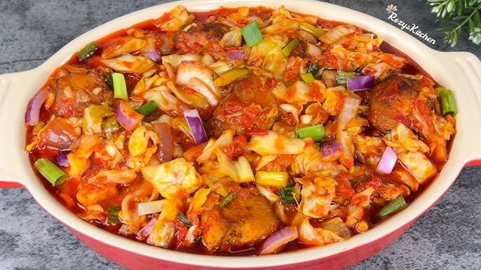 Delicious cababge stew
