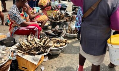 Street traders at work