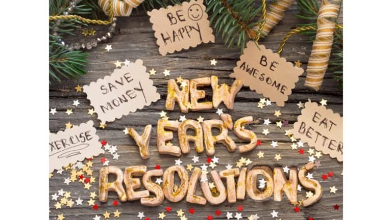 There's nothing wrong with making New Year resolutions