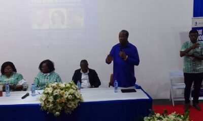 • Apostle Kodua addressing the participants