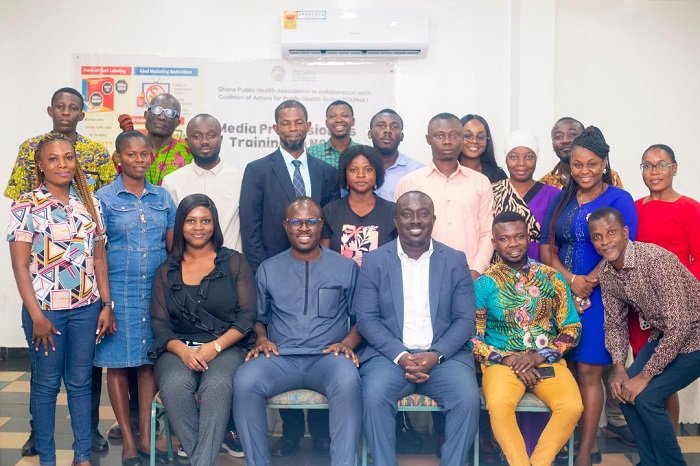 • Dr Charles Apprey (Seated third from left) with other participants