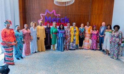 Dr Rasha Kelej (sixth from left) in a group photograph with First Ladies from Africa