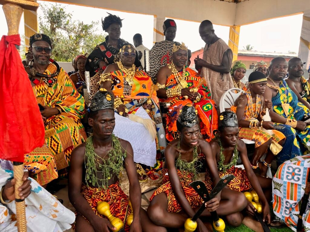 Nana Okromansah Klordey 1(seated middle) with other traditional rulers