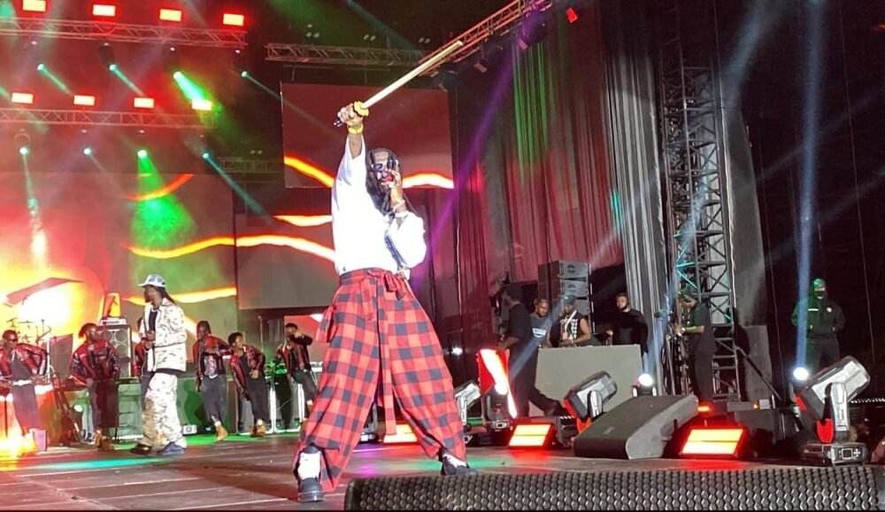 Dancehall king in his elements