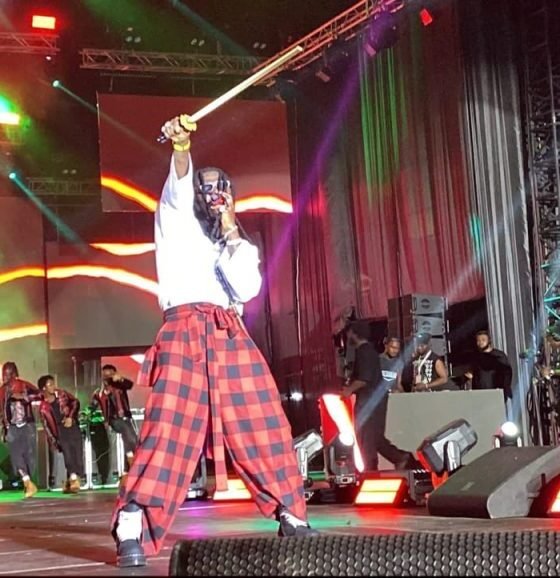 Dancehall king in his elements