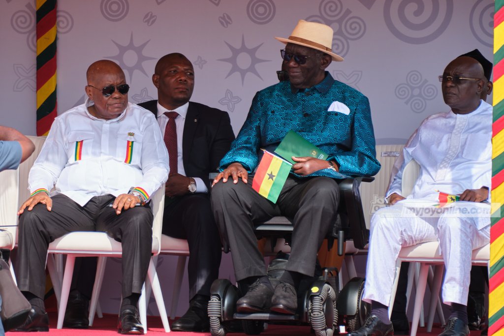 Ex President John Agyekum Kufuor and Nana Addo Danquah Akuffo Addo were present