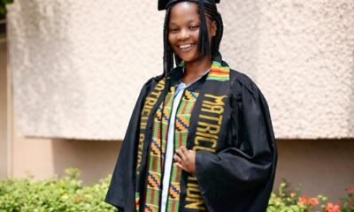 Mariam Eliasu in her matriculation gown