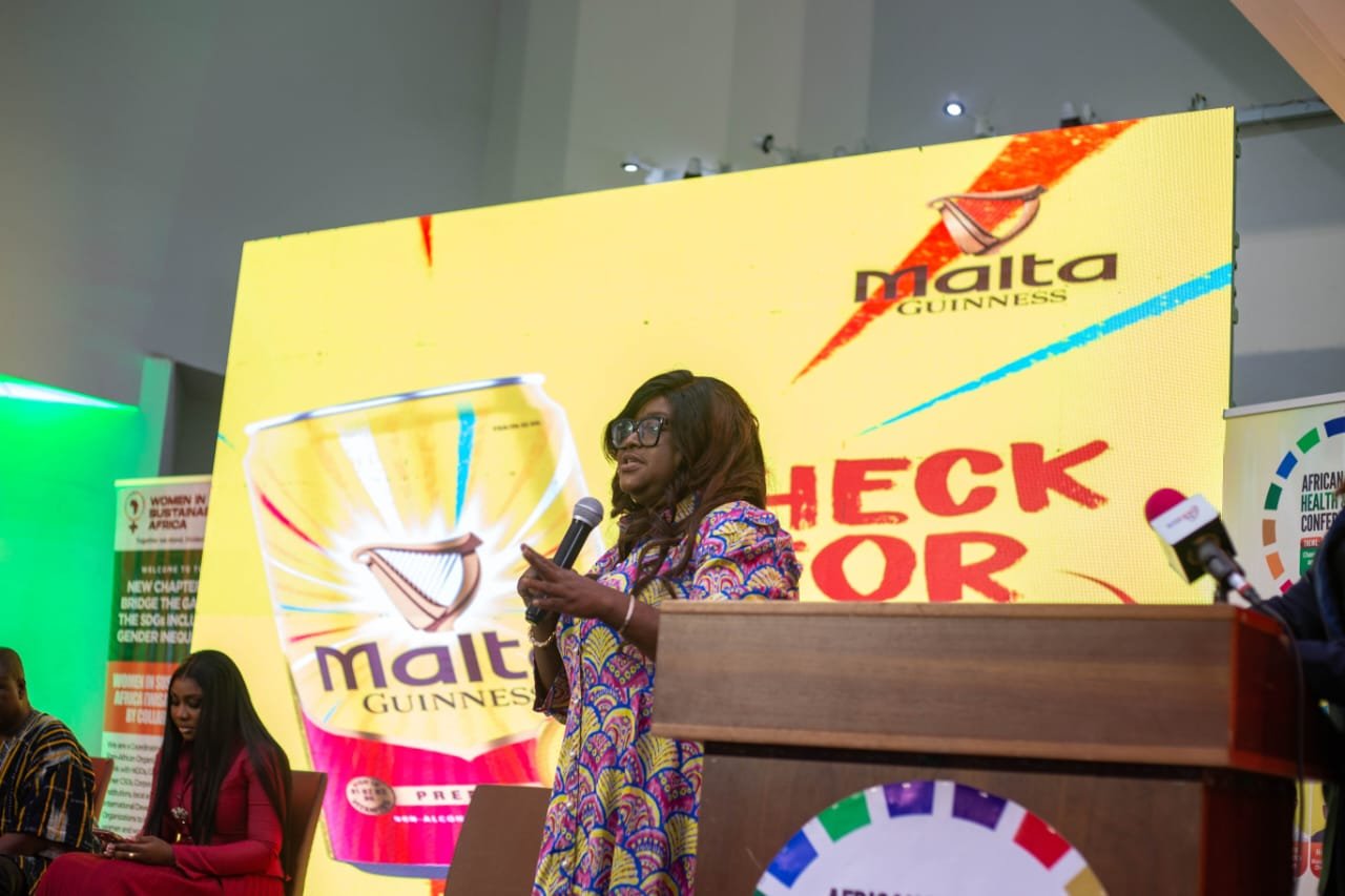 Sabia Kpekata addressing the gathering