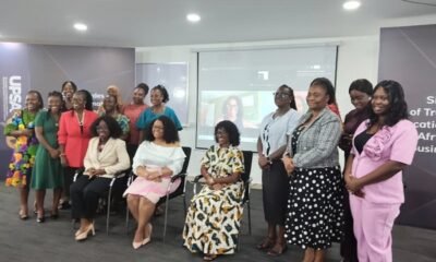 Speakers and particpants in a group picture