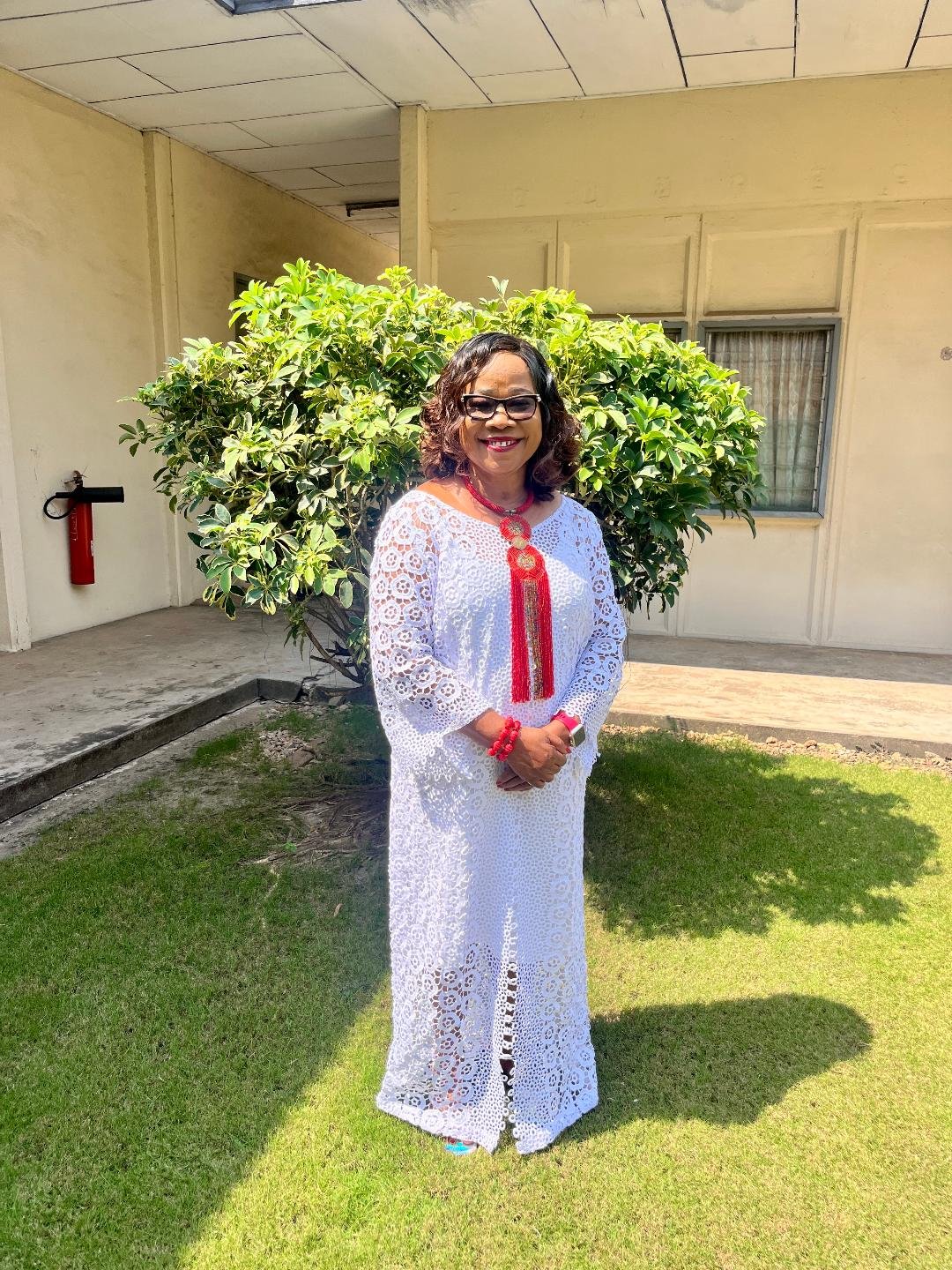 • Chairperson of AWLN Mrs Charity Binka