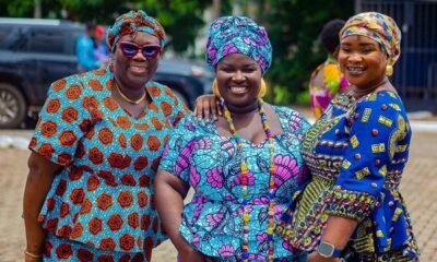 Manye Korngo (middle) and other patrons at last year's event