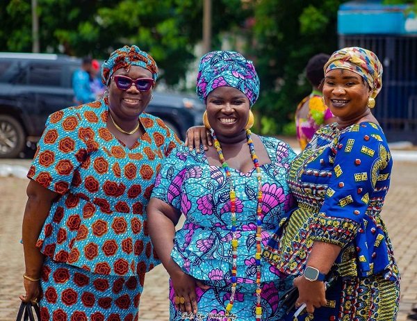 Manye Korngo (middle) and other patrons at last year's event