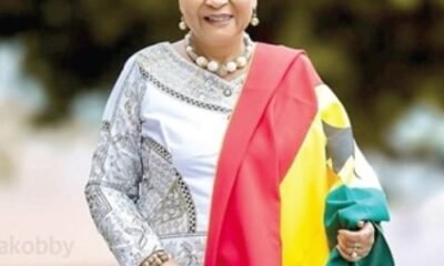 The patrotic leader , Dr Joyce Aryee