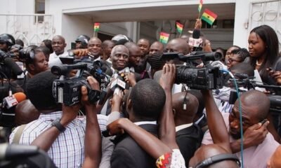 journalists covering assignment