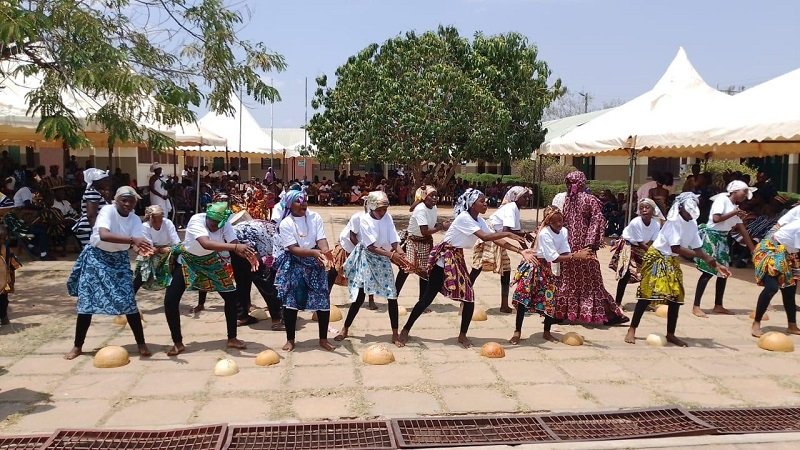 some learners performing during the event