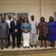 Dr. Charity Binka [fifth from right] with Mr Ahmed Abu Dalfa [third from left] and Management Members after the curtesy call Photo Okai Elizabeth.