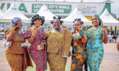 Manye Korngo (middle) with other patrons at this year’s event