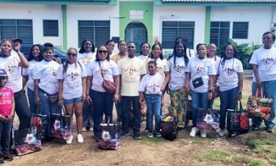 Mrs Ayivor (Middle) in a group picture with her team members
