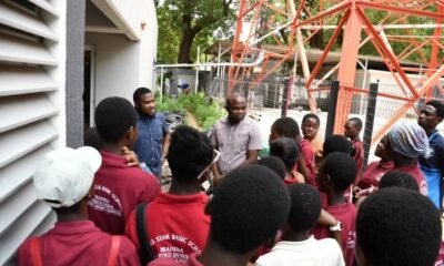 Students observe the end‑to‑end process of how calls are transmitted across network sites as part of their learning experience.