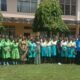 A group photo of Dr Alhassan and Officials from CNC and students and teachers from the various competing schools during the launch