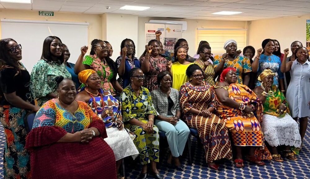 Dr Agnes Momo Lartey seated (third from right) with some particpants after the launch