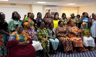 Dr Agnes Momo Lartey seated (third from right) with some particpants after the launch