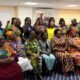 Dr Agnes Momo Lartey seated (third from right) with some particpants after the launch